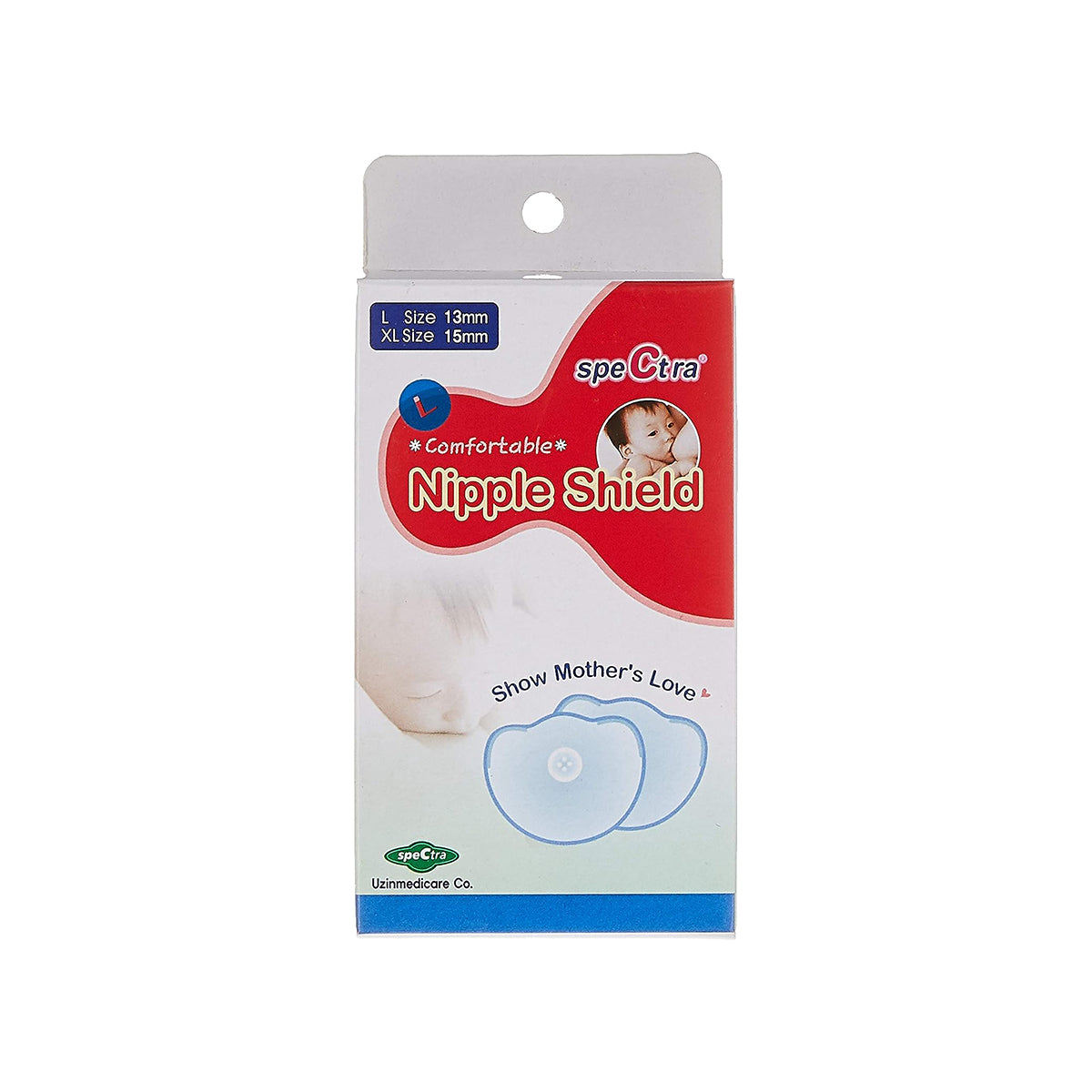 Spectra Large Silicone Nipple Shield Set - 2 Pieces